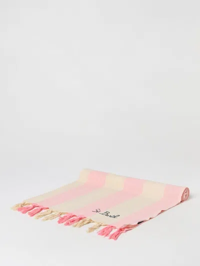 Mc2 Saint Barth Beach Towel Girl  Kids Color Fa04 In Pink