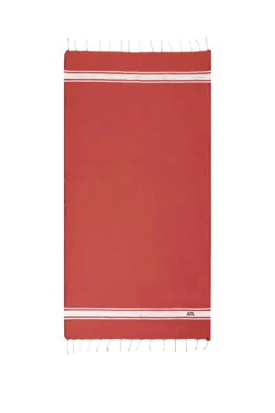 Mc2 Saint Barth Beach Towel In Red