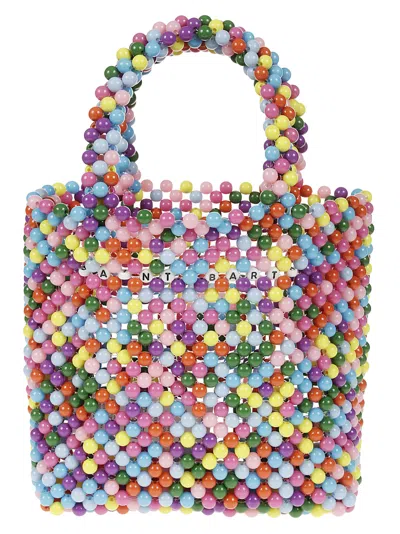 Mc2 Saint Barth Beaded Small Bag In F Beads Multi
