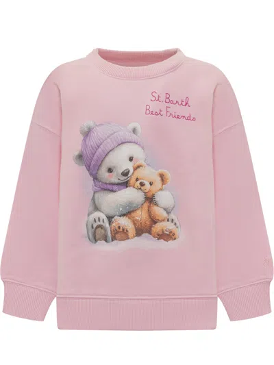 Mc2 Saint Barth Bear Best Friends Embroidered Sweatshirt