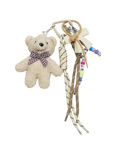 Mc2 Saint Barth Bear-motif Chain In Neutral