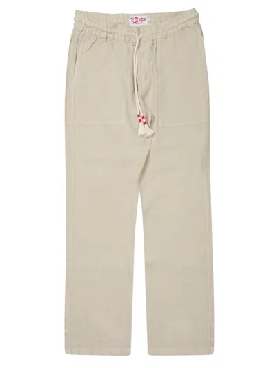 Mc2 Saint Barth Calais Trousers In Neutral