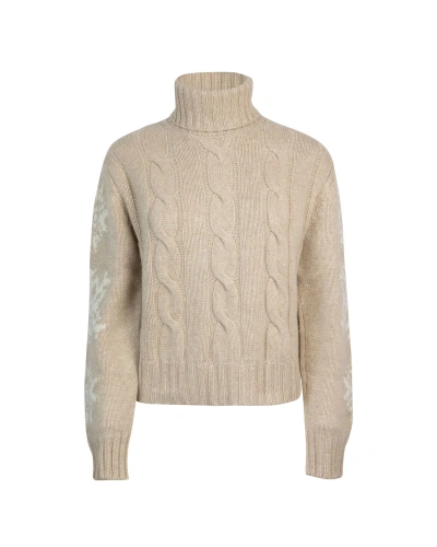Mc2 Saint Barth Beige Adler Sweater In 00265e