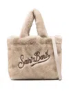 Mc2 Saint Barth Beige 'colette Soft Fur' Bag  In Neutral