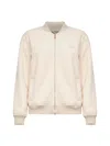 Mc2 Saint Barth Beige Corduroy Celia Bomber Jacket In Neutral