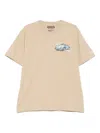 Mc2 Saint Barth Dylan Duck-print T-shirt In Beige