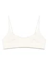 Mc2 Saint Barth Beige Judy Bikini Top In Neutral