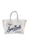 Mc2 Saint Barth Mini Vanity Linen Bag In Beige