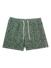 Mc2 Saint Barth Bellini-print Swim Shorts In Green