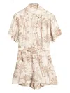 Mc2 Saint Barth Carola Jumpsuit In Brown