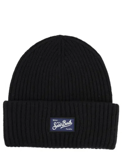 Mc2 Saint Barth "berry" Beanie In Black