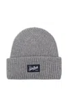 Mc2 Saint Barth "berry" Knitted Hat Accessories In Gray