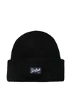 Mc2 Saint Barth "berry" Knitted Hat In Black