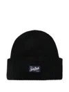 Mc2 Saint Barth "berry" Knitted Hat In Black