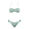 Mc2 Saint Barth Betsy Print Bandeau Bikini In Multi