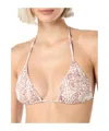 Mc2 Saint Barth Woman Bandanna Triangle Top Swimsuit Leah In Multicolor