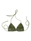 Mc2 Saint Barth Sequin Triangle Bikini Top