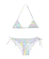 Mc2 Saint Barth Abstract-print Bikini In Multicolor