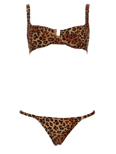 Mc2 Saint Barth Bikini "perlamir" Balconette In Brown