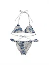 Mc2 Saint Barth Sarius Bikini Swimsuit In Blue