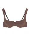 Mc2 Saint Barth Bikini Top In Brown