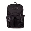 Mc2 Saint Barth Black Canvas Backpack In Black