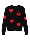 Mc2 Saint Barth Black Crew Neck Sweater In Black