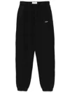 Mc2 Saint Barth Black Embroidered Logo Activewear In Black