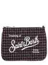 Mc2 Saint Barth Black Polyester Shoulder Bag In Multi
