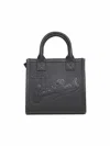 Mc2 Saint Barth Black Vanity Bag Mini Handbag In Black