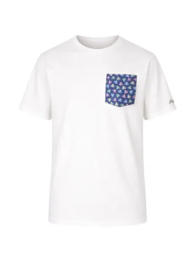 Mc2 Saint Barth Blanche T-shirt Mit Tasche In White