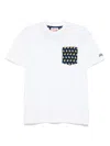 Mc2 Saint Barth T-shirt Con Tasca Stampa Ducky Blanche01235b
