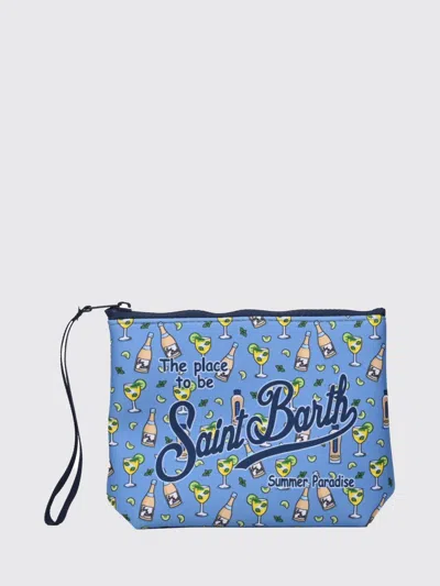 Mc2 Saint Barth Briefcase  Men Color Gnawed Blue In White