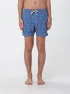 Mc2 Saint Barth Printed Swimsuit In Blue