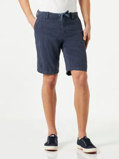 Mc2 Saint Barth Blue Embroidered Bermuda Shorts