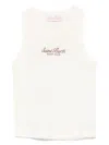 Mc2 Saint Barth Blue Jr Tank Top In Neutrals