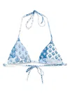 Mc2 Saint Barth Leah Swim Bra In Blue