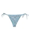 Mc2 Saint Barth Blue Marielle Bikini Bottoms In Blue