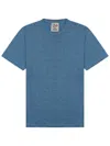 Mc2 Saint Barth Blue Solid Crew Neck T-shirt In Black