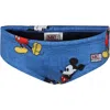 MC2 SAINT BARTH BLUE SWIM BRIEFS FOR BOY WITH MICKEY MOUSE PRINT AND LOGO
