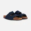 Mc2 Saint Barth Blue Terry Man Sandals In Blue