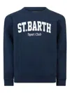 Mc2 Saint Barth Bobby Fleece Sweatshirt In Blue