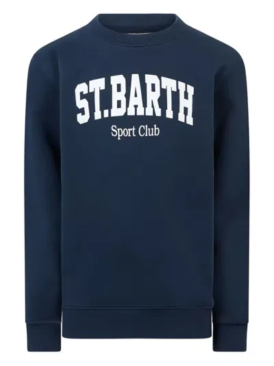 Mc2 Saint Barth Kids' Bobby Sweatshirt In Blue