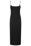 Mc2 Saint Barth Bodycon Midi Dress With Rhinestone Embellishments