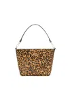 Mc2 Saint Barth Leopard-pattern Logo-plaque Tote Bag In Animal Print