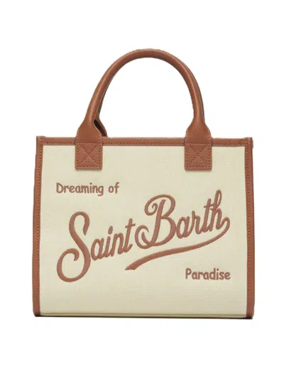 Mc2 Saint Barth Bolsa De Hombro - Crema In White