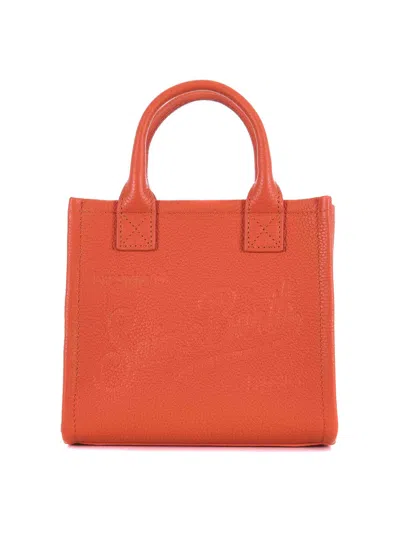 Mc2 Saint Barth Hammered Leather Shopping In Orange