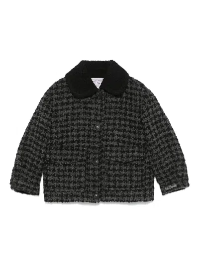 Mc2 Saint Barth Kids' Bonnibel Jacket In Black