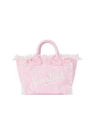 Mc2 Saint Barth Borsa Colette Canvas Pink Bandana Round