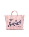Mc2 Saint Barth Borsa Colette Con Stampa A Righe Rosa